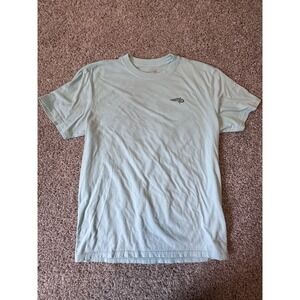 Reel Life Men's Graphic ‎ T Shirt Blue Size L Short Sleeve Casual Streetwear